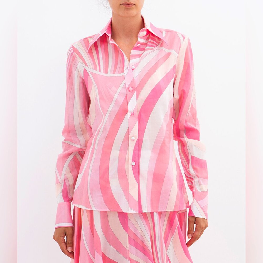PUCCI MARMO PRINT SHIRT